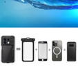 Vodotesné puzdro IP68 pre Xiaomi Redmi Note 13 Pro 5G, Redpepper, čierne
