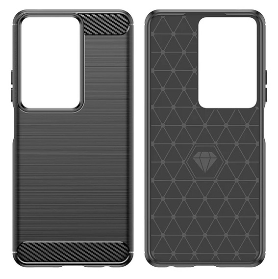 Obal na mobil pre Oppo A79 5G, Carbon, čierne