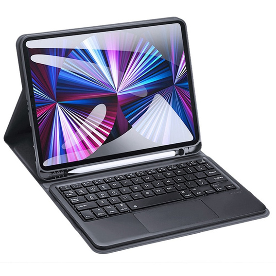 Puzdro + klávesnica iPad Pro 11 2022/2021/2020/2018 / do iPad Air 10.9 4 2020 / 5 2022, Dux Ducis Magnetic, čierne