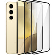 2x tvrdené sklo pre Samsung Galaxy S24+/S25+ Plus, ERBORD 3D pre celý displej