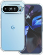 Puzdro pre Google Pixel 9 / Pixel 9 Pro, Erbord Dropproof, priehľadné + sklo