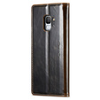 CASEME flipové puzdro pre Samsung Galaxy S9, Waxy Textured, káva
