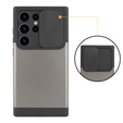 Obal na mobil pre Samsung Galaxy S24 Ultra, ERBORD MagProtect Slide Camera, sivé gunmetal