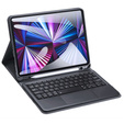 Puzdro + klávesnica iPad Pro 11 2022/2021/2020/2018 / do iPad Air 10.9 4 2020 / 5 2022, Dux Ducis Magnetic, čierne