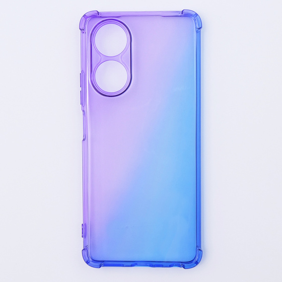 Puzdro pre Oppo A58 4G, Gradient Dropproof, Fialová / modrá