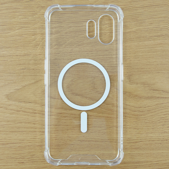 Puzdro pre Nothing Phone 2, Fusion Hybrid, pre MagSafe, priehľadné