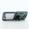 Pancierované obal na mobil pre Samsung Galaxy Z Flip5 5G, Nox Case Ring, zelený