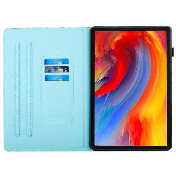 Puzdro pre Lenovo Tab M11, s chlopňou, owl