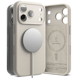 Puzdro Ringke pre iPhone 17 Pro Max, silikónové magnetické puzdro MagSafe, kameň