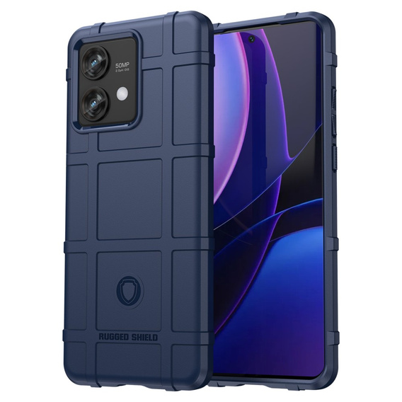 Obal na mobil pre Motorola Edge 40 Neo, Rugged Shield, modré