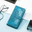 Klapkové puzdro pre Oppo A80, Mandala, modré