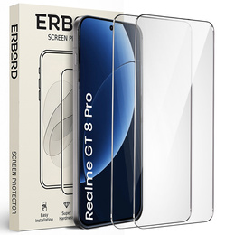 2x ERBORD 9H tvrdené sklo pre Realme GT 8 Pro