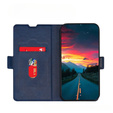 Klapkové puzdro pre Motorola Edge 30 Neo 5G, Wallet Thin Magnet, tmavomodré