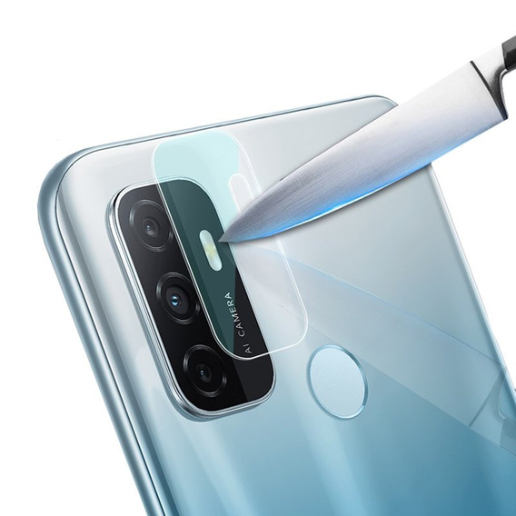 Tvrdené sklo na fotoaparát pre Oppo A53 2020, priehľadné