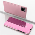 Obal na mobil pre Realme C11, Clear View, ružové rose gold