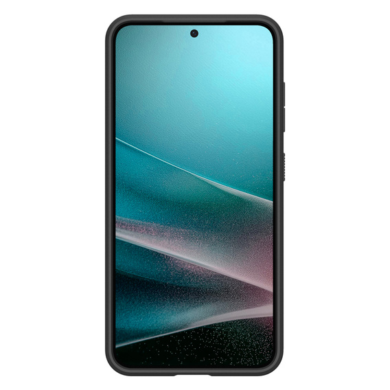 Puzdro Spigen pre Samsung Galaxy S25, Ultra Hybrid, čierna / matná + tvrdené sklo 9H