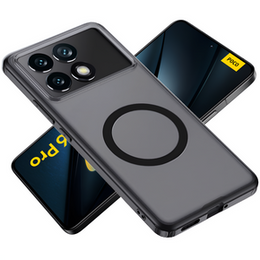 Puzdro pre Xiaomi Poco F6 Pro, Fusion Hybrid, pre MagSafe, čierne