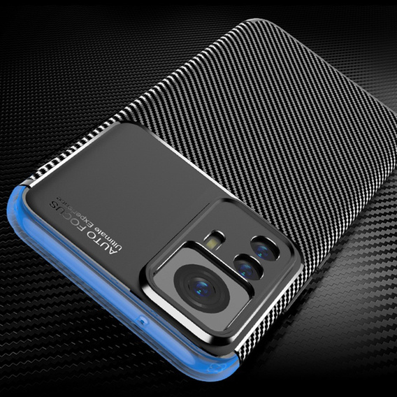 Obal na mobil pre Xiaomi 12T, Carbon Gel, čierne