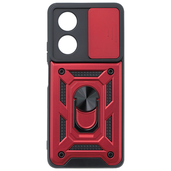 Obal na mobil pre Oppo A38 4G / Oppo A18 4G, CamShield Slide, červené