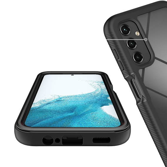 Puzdro pre Samsung Galaxy A34 5G, Shockproof, s fóliou, čierne
