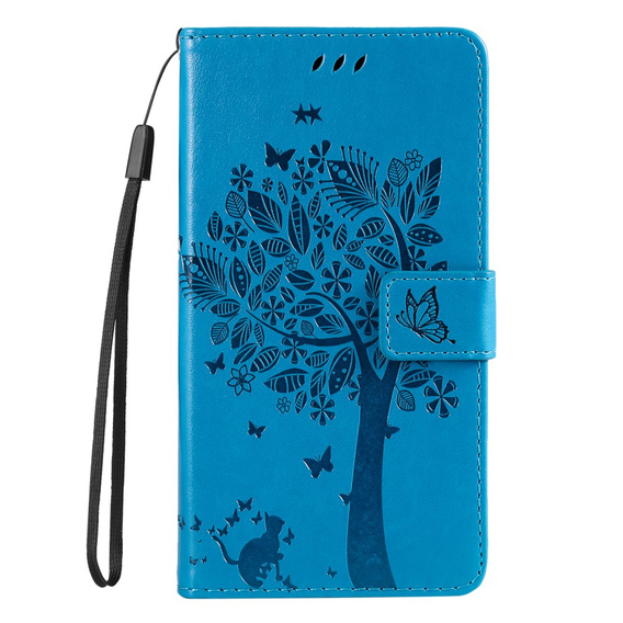 Klapkové puzdro pre Xiaomi 13T / 13T Pro, stromček, modré
