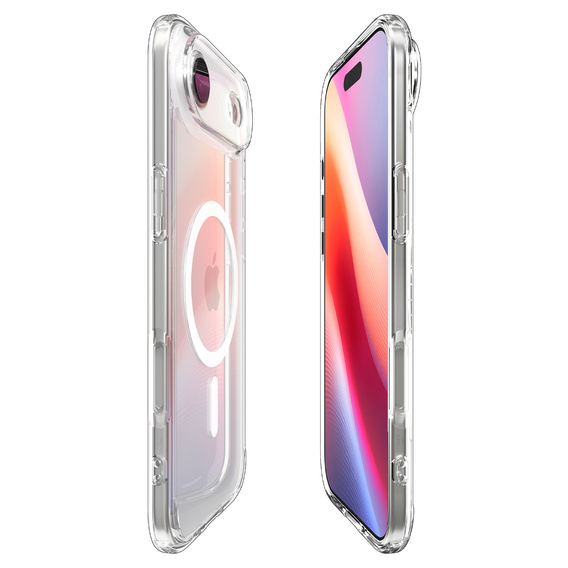 Spigen Ultra Hybrid MagSafe puzdro pre iPhone Air, číre/biele