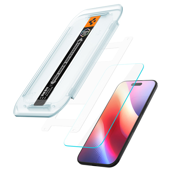 Spigen Glas.TR EZ Fit tvrdené sklo pre iPhone Air (2 kusy)