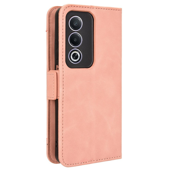 Klapkové puzdro pre Oppo A80, Card Slot, ružové