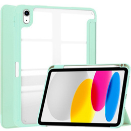 Puzdro pre iPad 10.9 2022 10 Gen, Smartcase Hybrid, so slotom na stylus, zelený