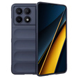 Obal na mobil pre Xiaomi Poco F6 Pro, Gaming Shockproof, tmavomodré