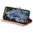 Klapkové puzdro pre Samsung Galaxy A15, Mandala Flower, ružové + 9H sklo 