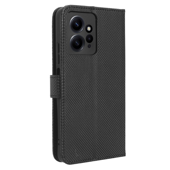Klapkové puzdro pre Xiaomi Redmi Note 12 4G, Wallet Smart Magnet, čierne