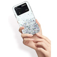Obal na mobil pre Xiaomi Poco M4 Pro 4G, Glittery, strieborné