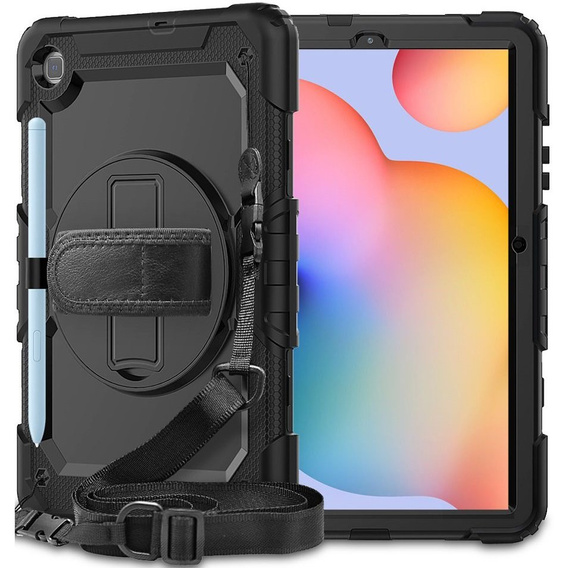 Obrnené puzdro pre Samsung Galaxy Tab S6 Lite 2020 P610/P615 / S6 Lite 2022 10.4, ochranné 360 so slotom na stylus, modré