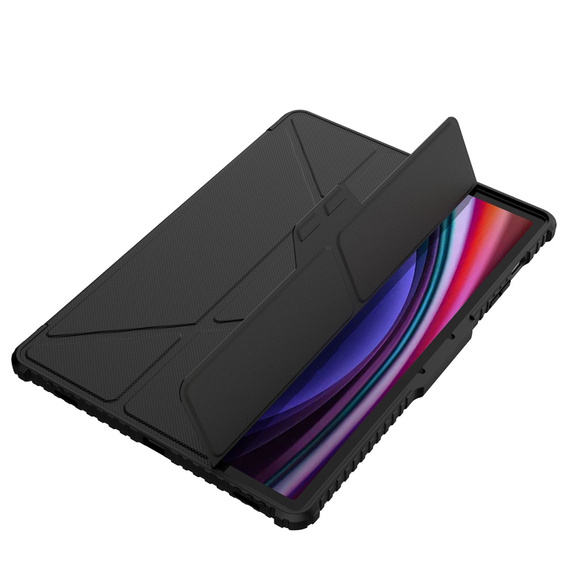 Puzdro Nillkin pre Samsung Galaxy Tab S9+, s priestorom pre stylus, čierne