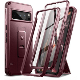 Obrnené puzdro pre Google Pixel 8 Pro, Dexnor Full Body (Two Frames), červené