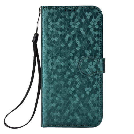 Flipové puzdro pre Realme C71, Wallet Rhombus, zelený