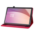 Obal na mobil pre Lenovo Tab M9, Wallet Pen Slot, červené