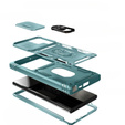 Obal na mobil pre Samsung Galaxy S23 Ultra, CamShield Slide, zelené