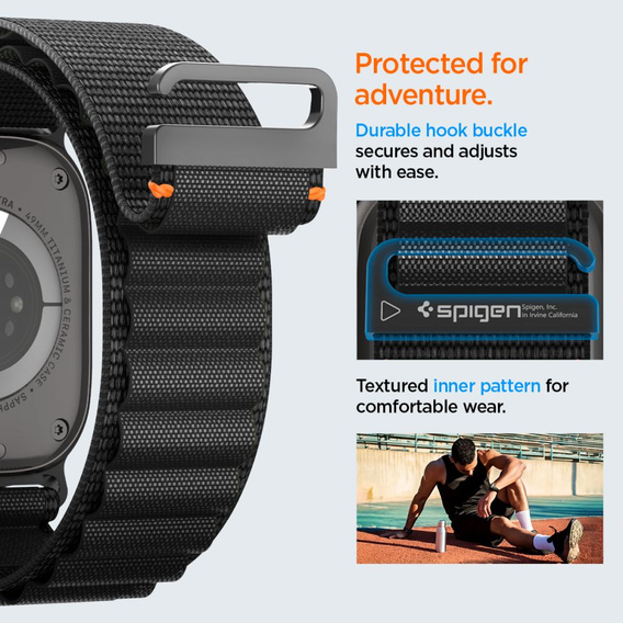 Spigen WBF1 remienok pre Apple Watch 8/9/10/11/SE/Ultra 1/2 (44/45/46/49 mm)