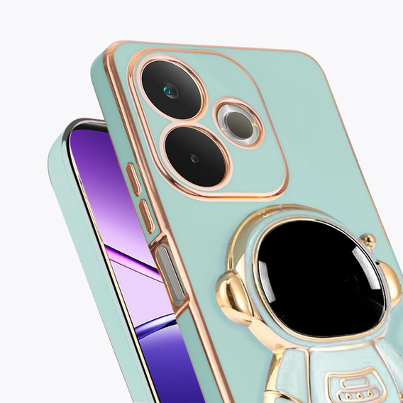 Obal na mobil pre Oppo A5 Pro 5G, Astronaut, zelený