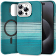 Puzdro pre iPhone 15 Pro, Frame Kickstand, pre MagSafe, Moon Green