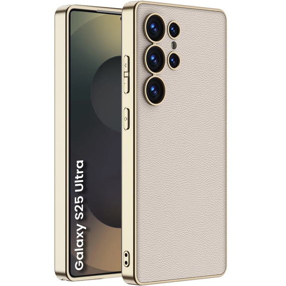 Puzdro pre Samsung Galaxy S25 Ultra, GKK Leather, titánovo šedá