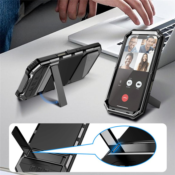 Puzdro R-JUST s podstavcom pre iPhone 17