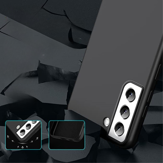 Obal na mobil pre Samsung Galaxy S21 FE 5G, Silicone MagSafe, čierne