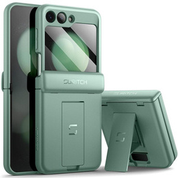 Obal na mobil pre Samsung Galaxy Z Flip 5, Suritch Full Body, zelený