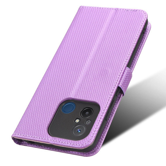 Klapkové puzdro pre Xiaomi Redmi 12C, Wallet, Smart Magnet, fialové