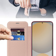Klapkové puzdro pre Samsung Galaxy S25 FE, RFID Wallet MagSafe CamShield, ružové