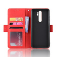 Klapkové puzdro pre Xiaomi Redmi Note 8 Pro, Card Slot, červené