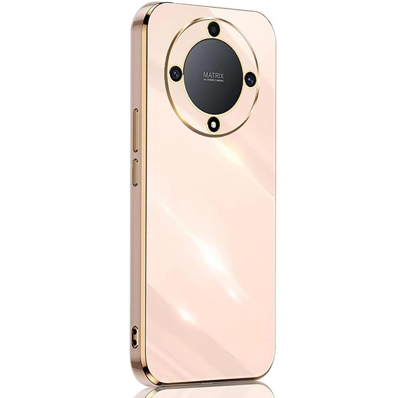 Puzdro pre Honor Magic 6 Lite 5G, Glamour CamShield, ružové rose gold